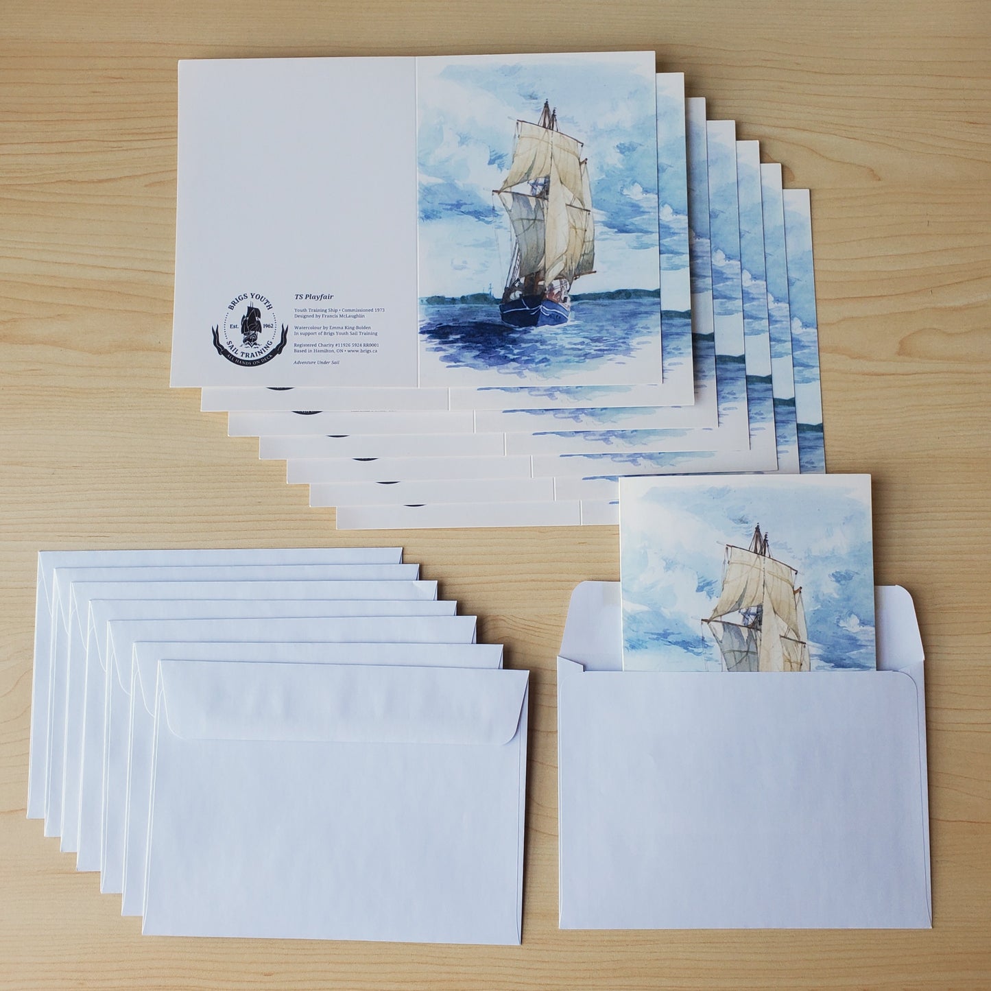 Example Listing: Cards - Playfair Watercolour Cards & Envelopes