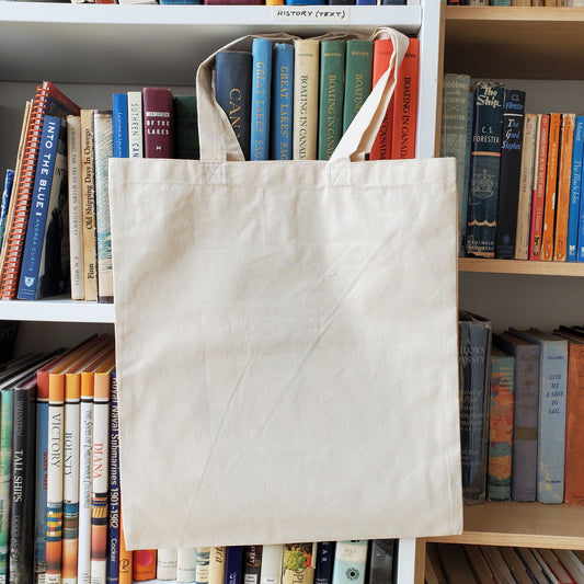 Example Listing: Cotton Tote - Brigs Crest (Sea Blue)