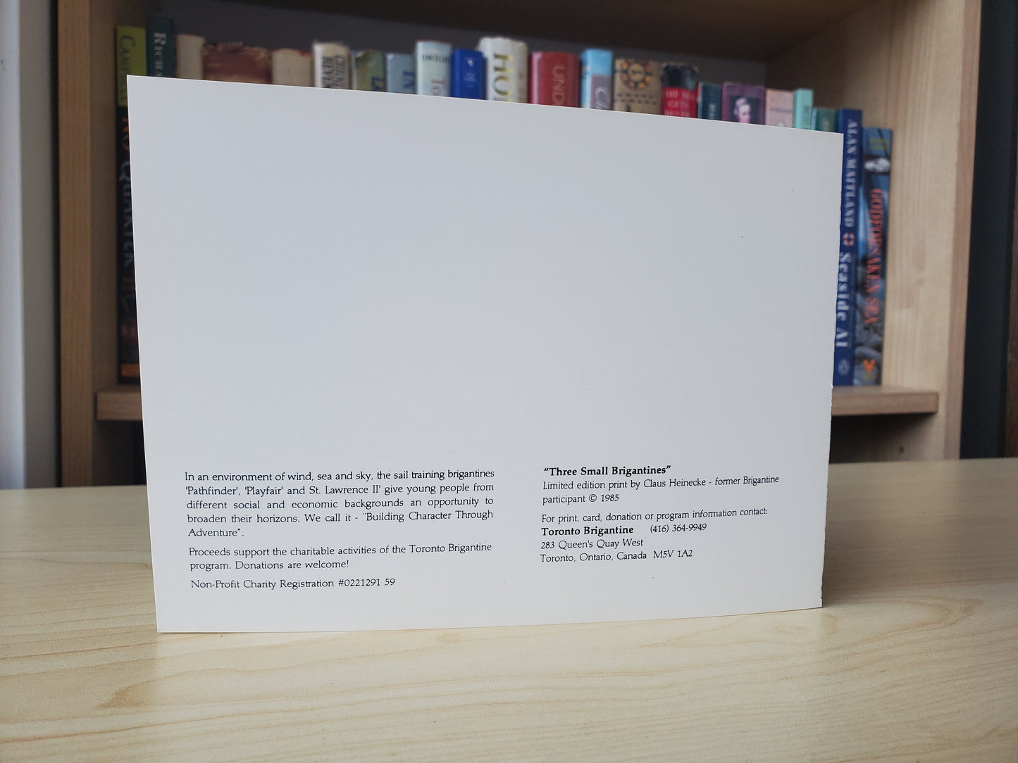 Example Listing: Cards - Three Small Brigantines Cards & Envelopes